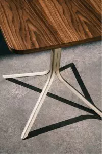 high tri foldable table designed by Michael Young