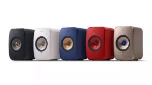Michael Young x KEF LSX II, design by Michael Young.